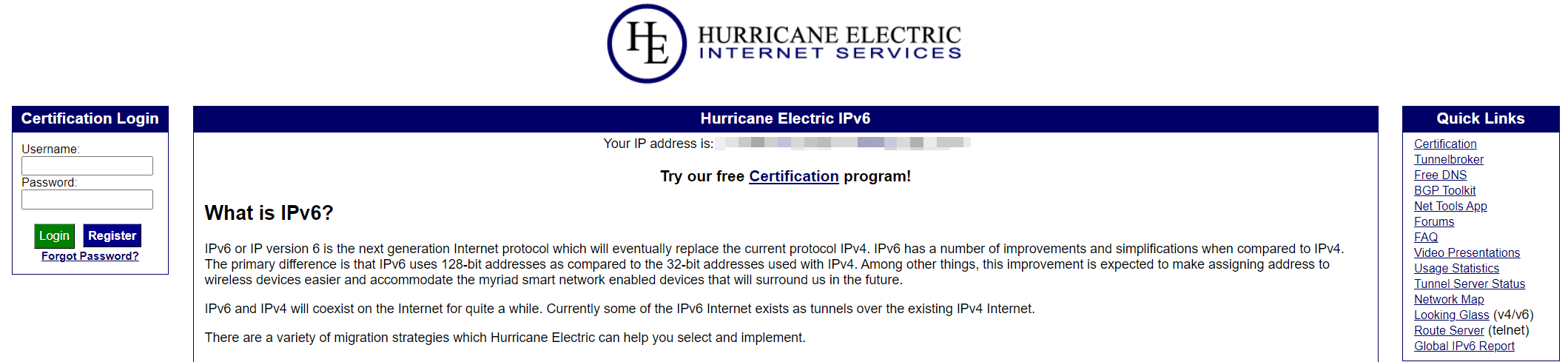 he ipv6